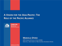 The Role of the Pacific Alliance