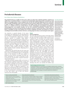 Seminar Periodontal Diseases
