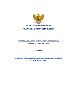 Bupati Dharmasraya Provinsi Sumatera Barat