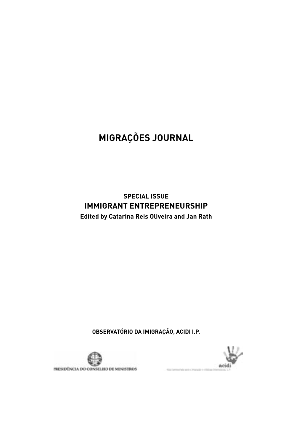 Migrações Journal