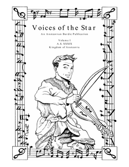 Voices of the Star an Ansteorran Bardic Publication