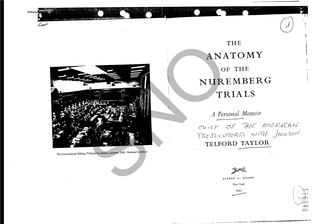 Anatomy Nuremberg Trials