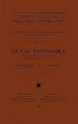 Le Lac Tanganika (Principalement D'après Les Résultats Dbs Dragages De L