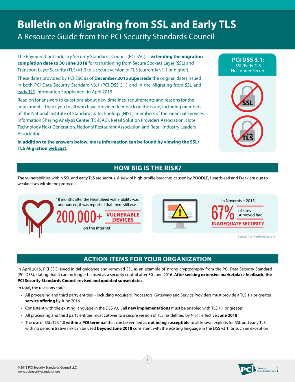 Bulletin on Migrating from SSL and Early TLS a Resource Guide from the PCI Security Standards Council