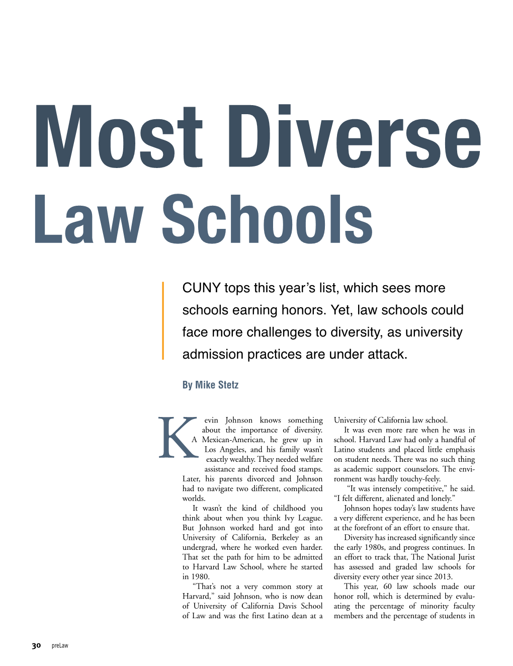 Most Diverse Law Schools