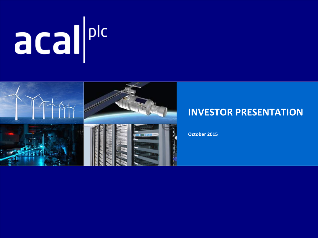 Investor Presentation