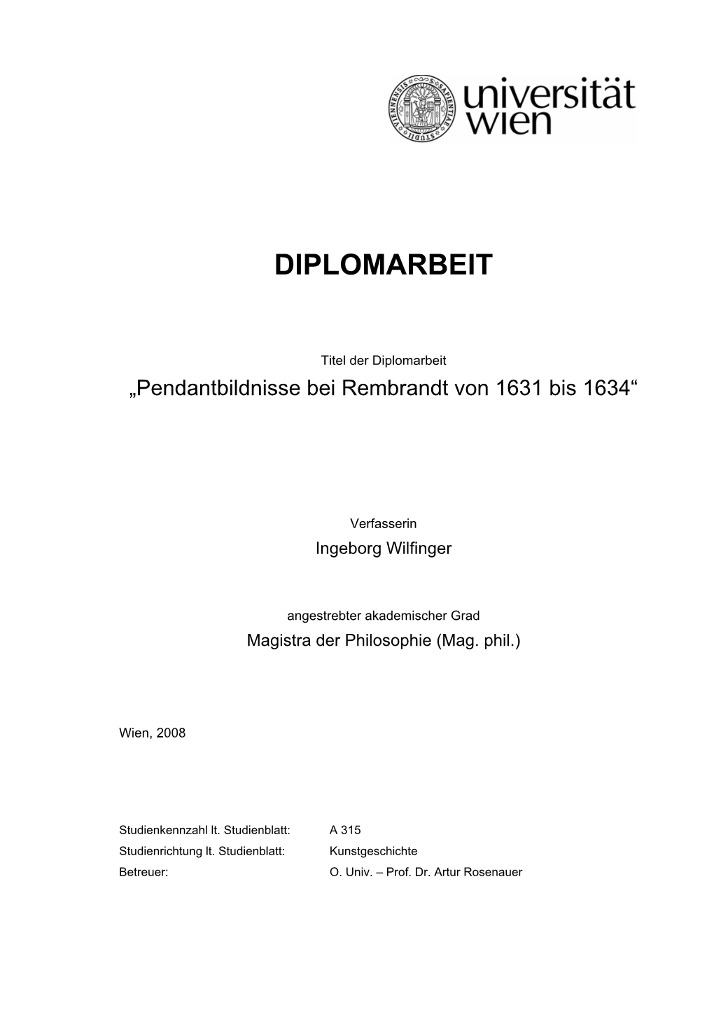 Diplomarbeit