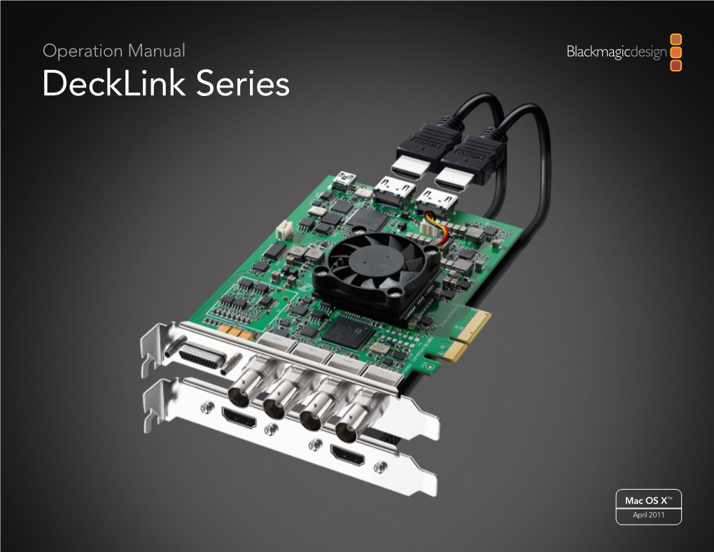 Decklink Series