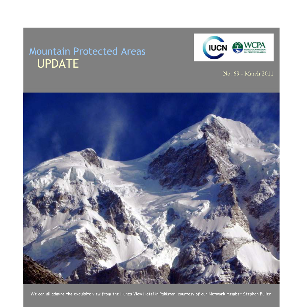 News from IUCN-WCPA Mountains Biome