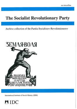 The Socialist Revolutionary Party