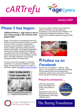 Cartrefu Newsletter January 2020