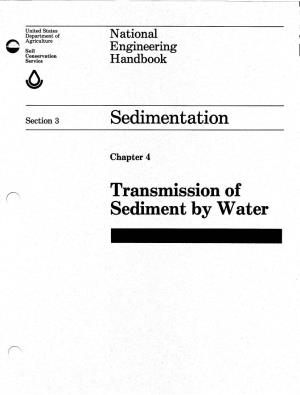Chapter 4 Transport of Sediment by Water