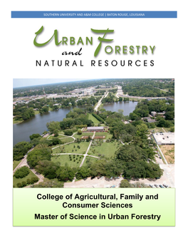 Master of Urban Forestry
