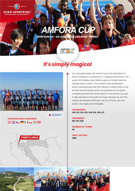 Amfora Cup Whitsun 04 - 05 June 2022 Croatia - Porec