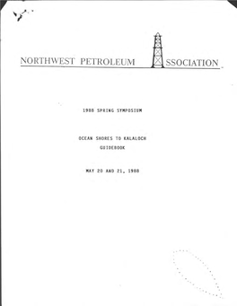 Introduction to the Petroleum Geology of the Olympic Coast of Washington