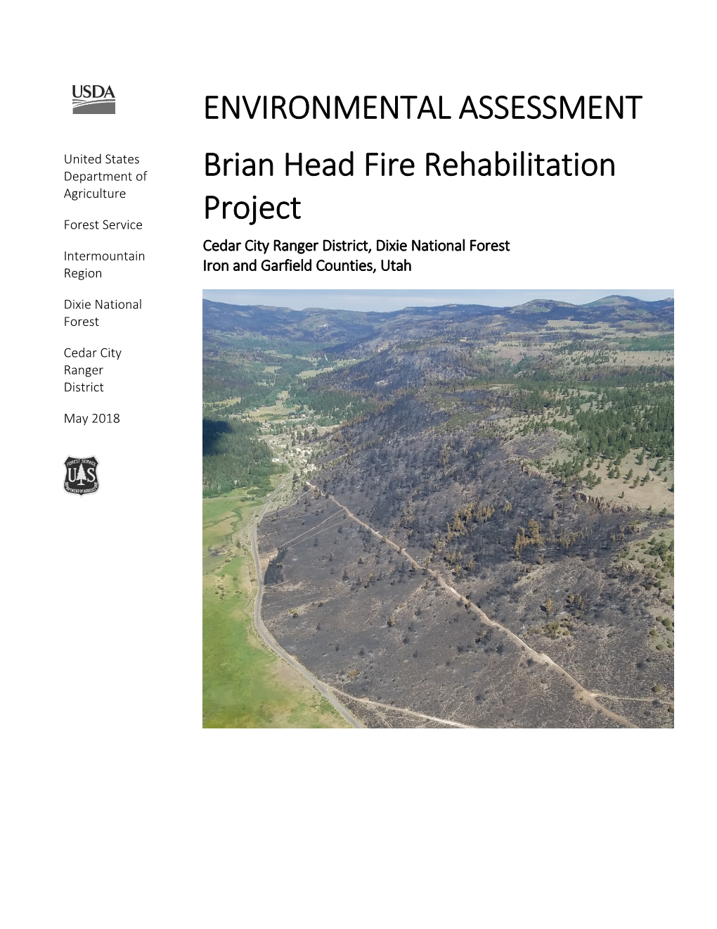 Environmental Assessment Brian Head Fire Rehabilitation Project