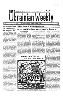 The Ukrainian Weekly 1991