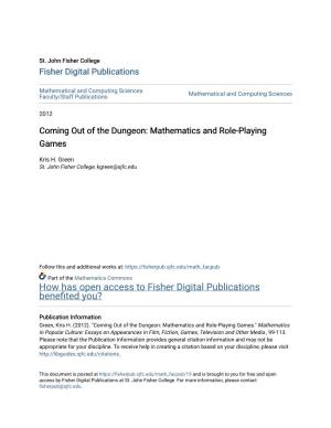 Mathematics and Role-Playing Games