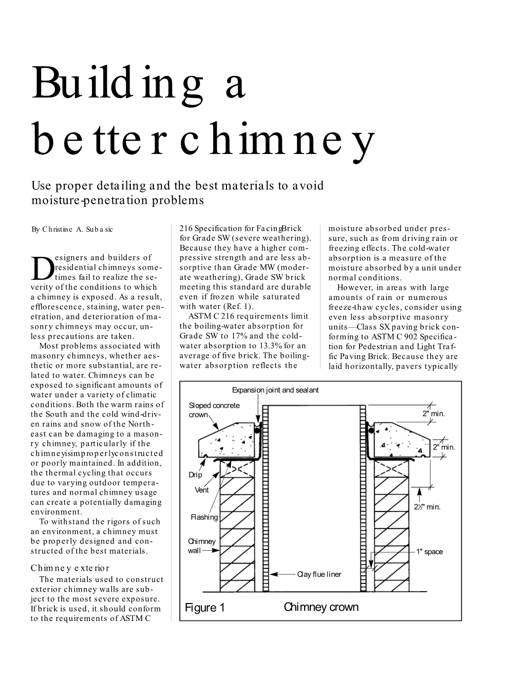 Building a Better Chimney