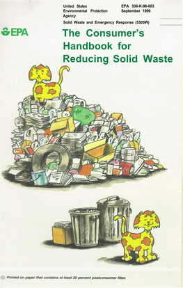 The Consumer's Handbook for Reducing Solid Waste