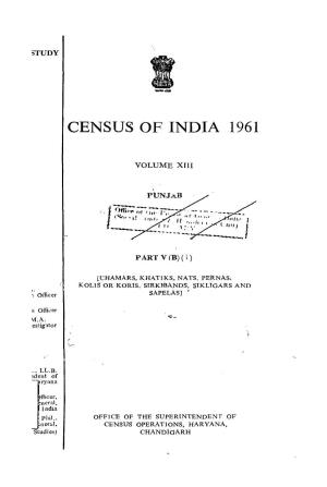 (I), Vol-XIII, Punjab