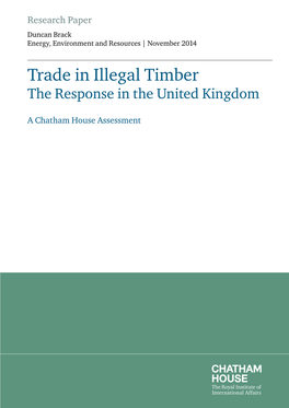 20141125 Trade in Illegal Timber
