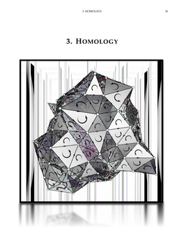 3. Homology 30