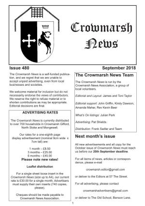 Crowmarsh News