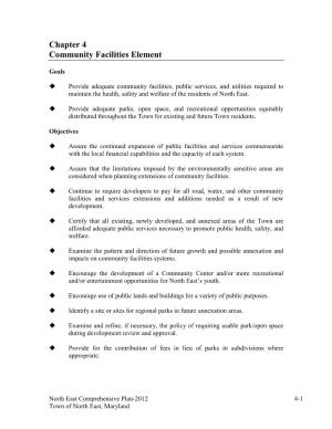 Chapter 4 Community Facilities Element