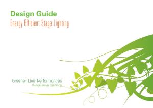 Energy Efficient Stage Lighting