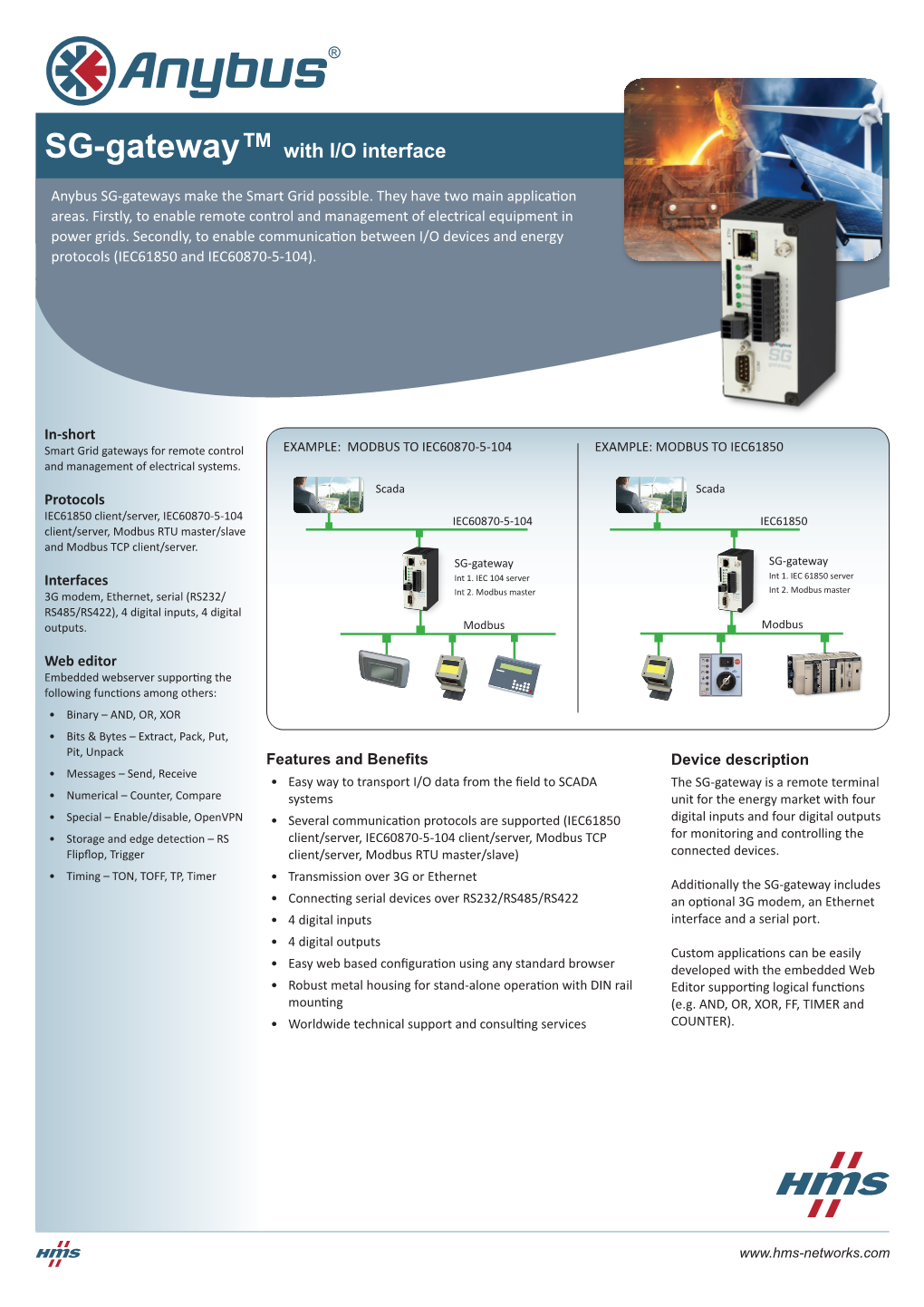 SG-Gateway™ with I/O Interface