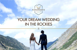 Your Dream Wedding in the Rockies Welcome