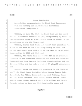 Hr9065-00 Page 1 of 2 House Resolution 1 A