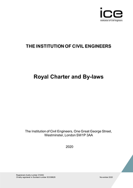 Royal Charter and By-Laws