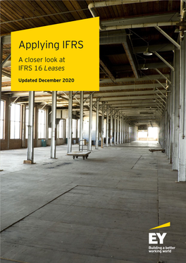 Applying IFRS a Closer Look at IFRS 16 Leases