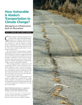 How Vulnerable Is Alaska's Transportation to Climate Change?