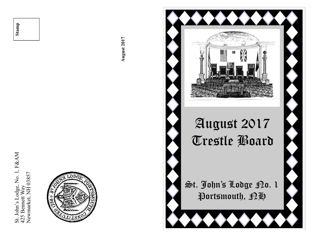 August 2017 Trestle Board