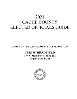 2021 Cache County Elected Officials Guide