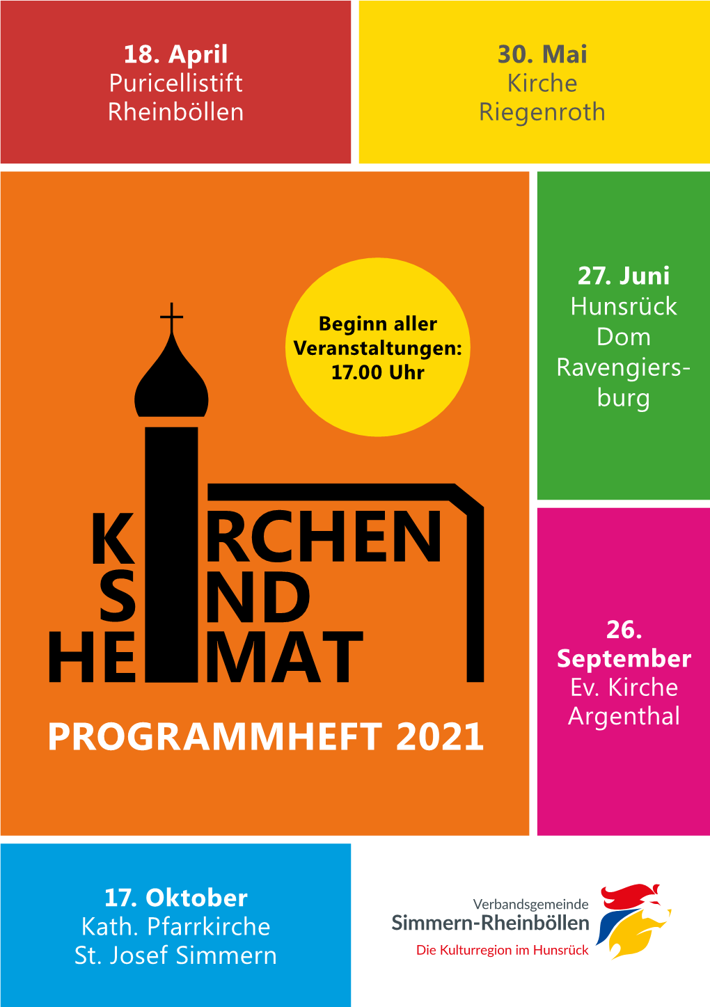 Programmheft Kirchen Sind Heimat 2021