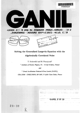 Solving the Generalized Langevin Equation with the Algebraically Correlated Noise