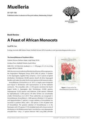 A Feast of African Monocots