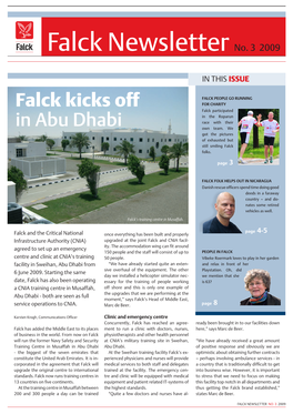 Falck Newsletter No. 3 2009
