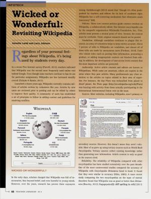 Wonderful!^ ^ Ppedia, a Collaboratively Edited, Free Internet Encyclopedia Run De Nonprofit Organization Wikimedia Foundation, Inc