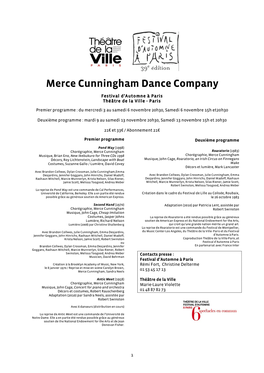 Merce Cunningham Dance Company