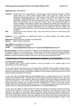 1 Planning and Environmental Protection Committee 19 March