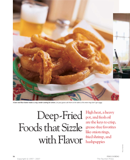 Deep-Fried Foods That Sizzle with Flavor