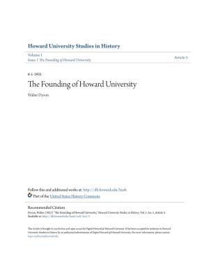 The Founding of Howard University