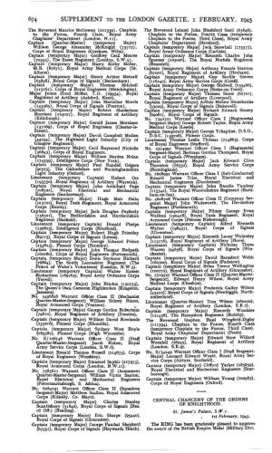 674 SUPPLEMENT to the LONDON GAZETTE, I FEBRUARY, 1945