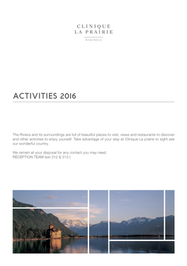 Activities 2016