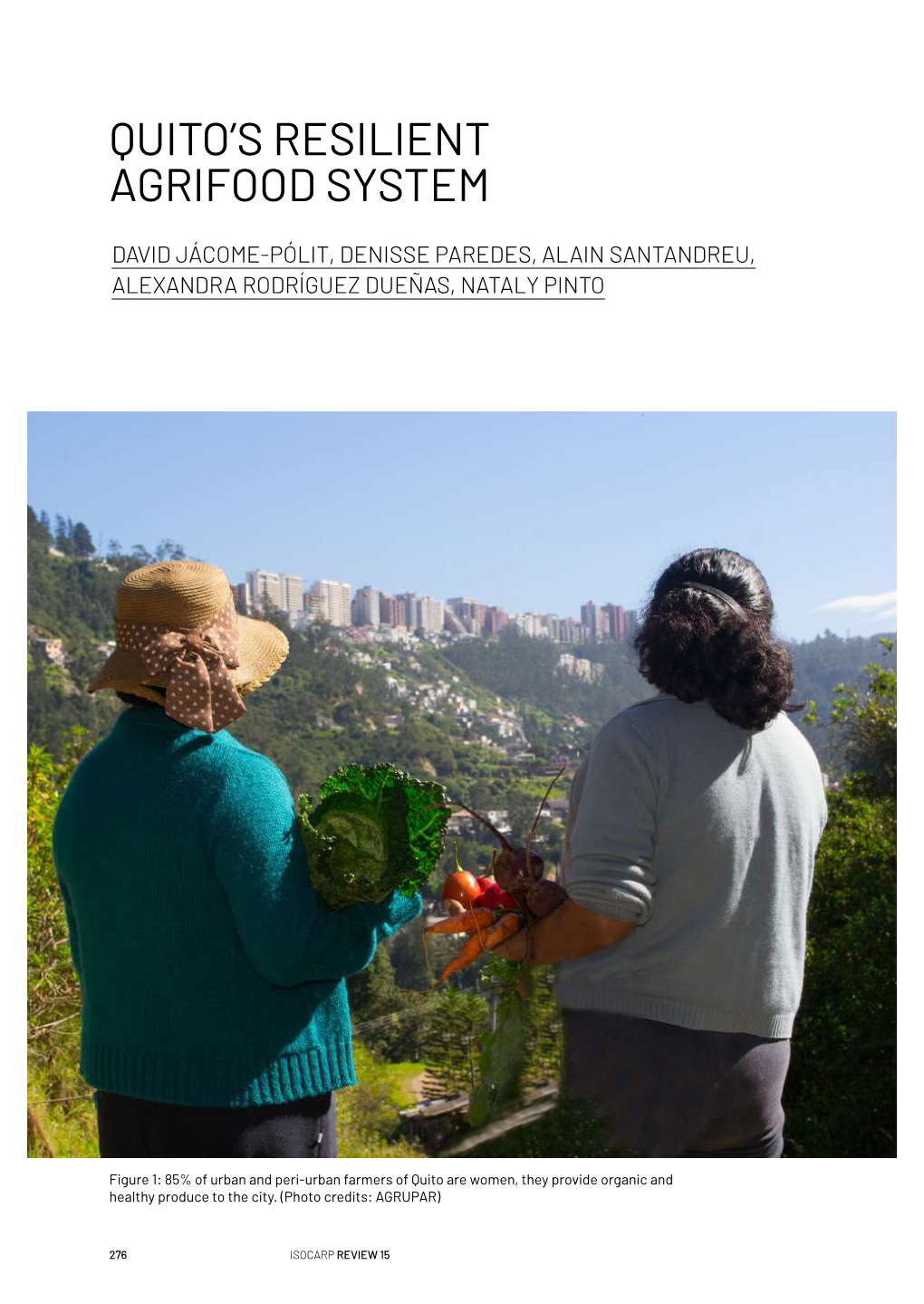 Quito's Resilient Agrifood System